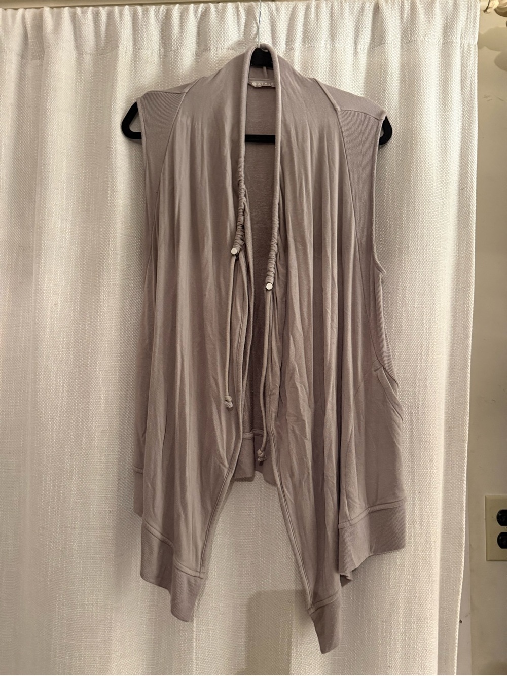 Athleta Women's Mindsight Vest Jacket Gray/Taupe, size XS